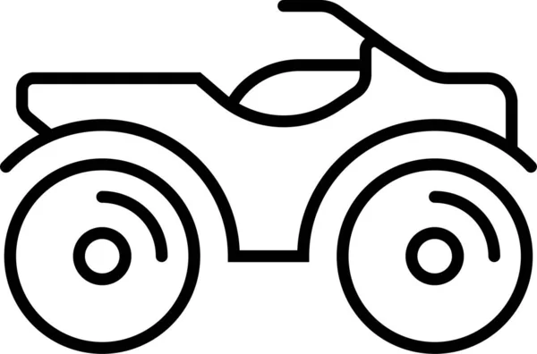 Todos Atv Cuatro Icono — Vector de stock