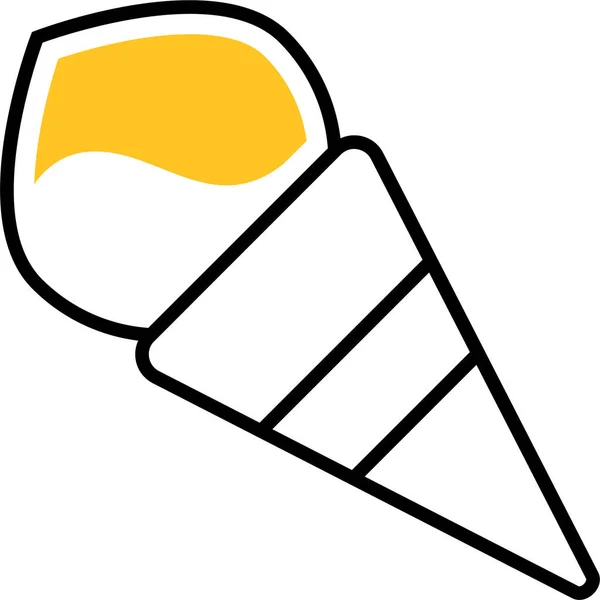 Παγωτό Γλυκό Εικονίδιο — Διανυσματικό Αρχείο