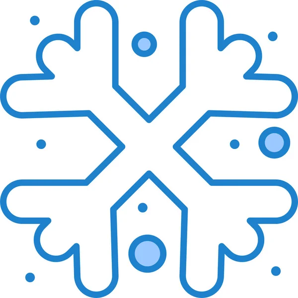 Nieve Copo Nieve Icono Invierno — Archivo Imágenes Vectoriales
