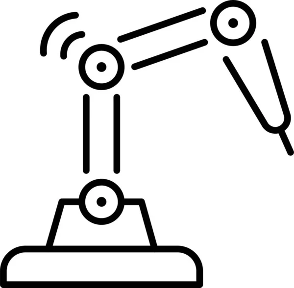 Ícone Industrial Automação Artificial —  Vetores de Stock