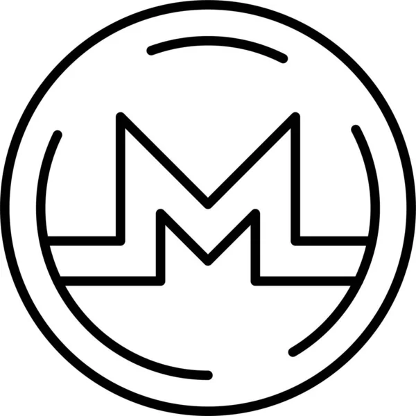Blockchain Symbol Für Geschäftsmünzen — Stockvektor
