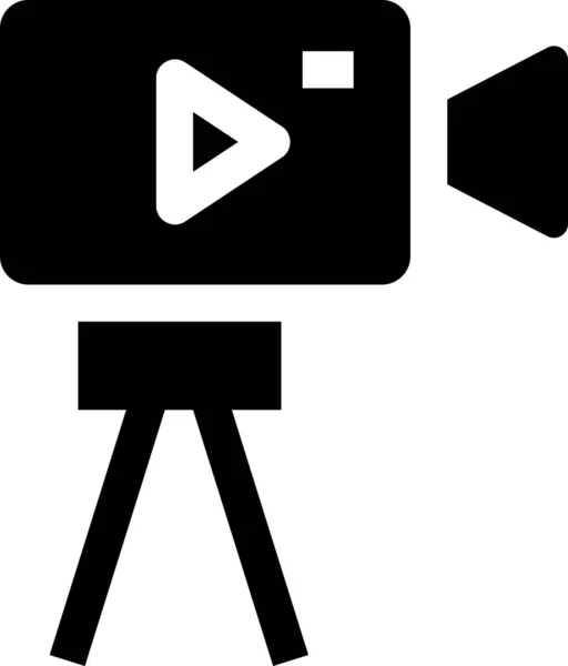 相机电影播放器图标 — 图库矢量图片