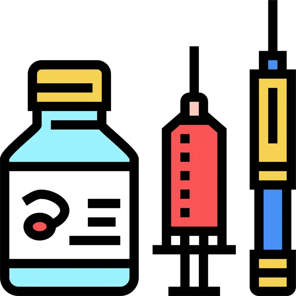 Лекарства Препараты Лечить Иконку — стоковый вектор
