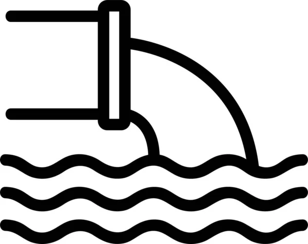 Animal Aquatic Beach Symbol — Stockvektor