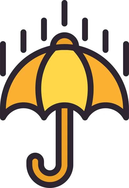 Insurance Rain Rainy Icon — Stock Vector