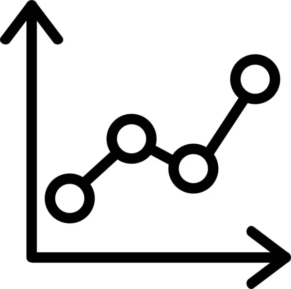 Art Business Chart Icône — Image vectorielle