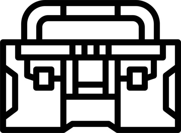 Box Craft Werkzeug Symbol Umriss Stil — Stockvektor