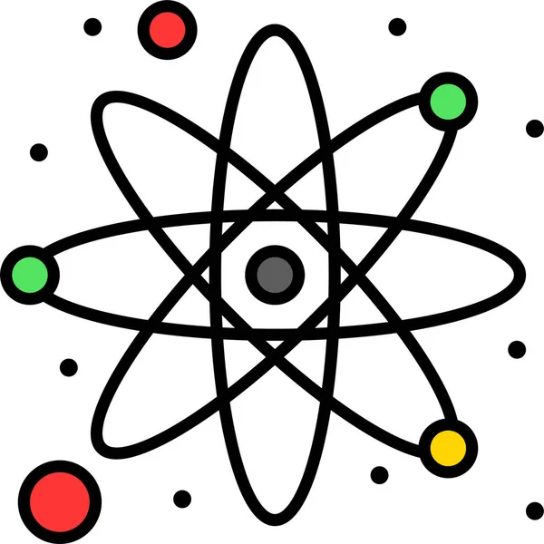 Икона Лабораторных Исследований Атома — стоковый вектор