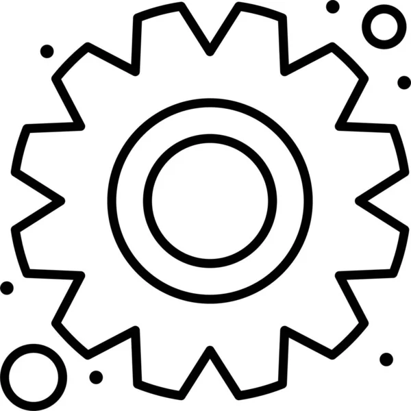 Иконка Управления Бизнес Оборудованием — стоковый вектор