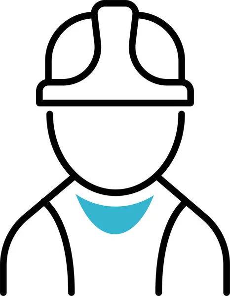 Иконка Строителя Шлема — стоковый вектор