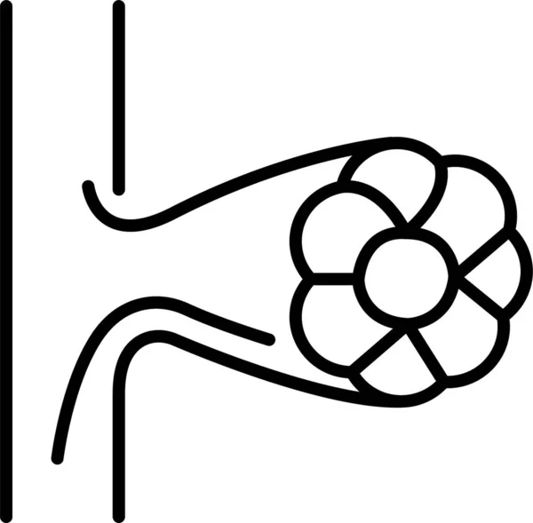 Anatomi Artär Blod Ikon — Stock vektor