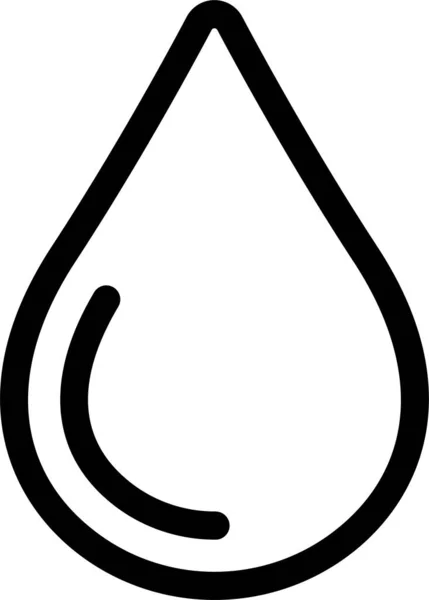 Drop Element Flüssigkeitssymbol — Stockvektor