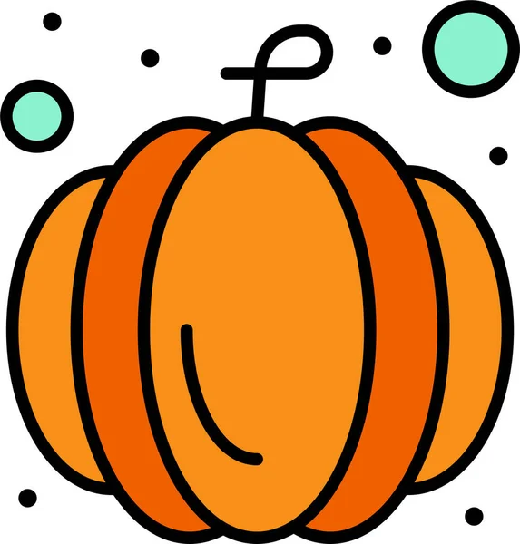 Pumpkin Independencedayus Holidaycelebration Icon Independencedayus Category — Stock Vector