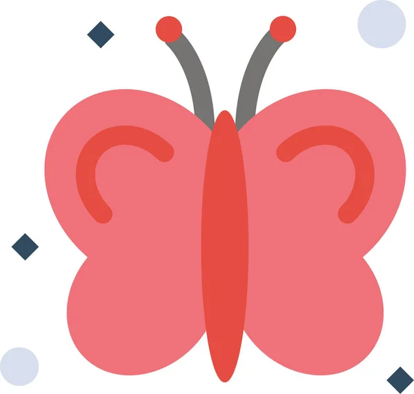 Mariposa Cultivo Mosca Icono — Vector de stock