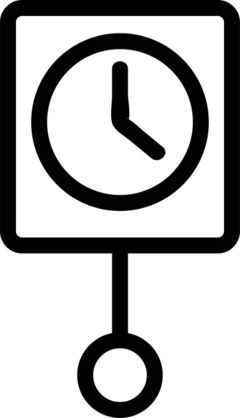 Dispositivo Reloj Icono Moderno — Vector de stock