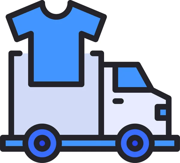 Auto Commerce Levering Pictogram — Stockvector