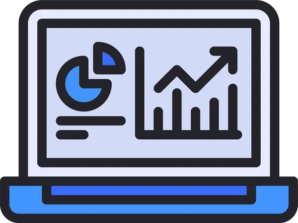 Diyagramı Grafik Simgesi — Stok Vektör