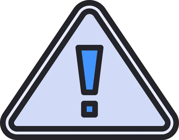 Gefahrzeichen Symbol — Stockvektor