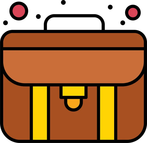 Bolsa Breve Caso Icono — Vector de stock