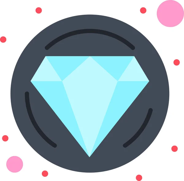 Carnival Diamond Jewelry Icon Eventsandentertainment Category — Stock Vector