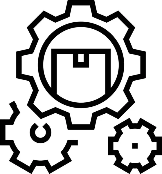 Het Leveren Van Logistieke Trein Pictogram — Stockvector