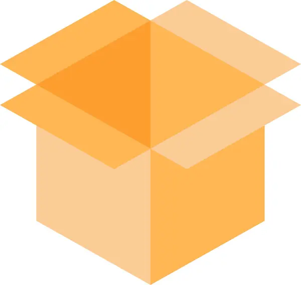 Ikon Logistik Ecommerce Kotak - Stok Vektor