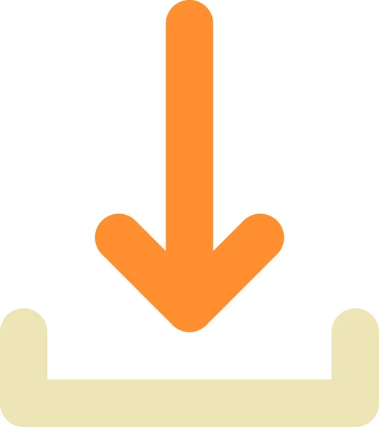 Šipka Symbol Směru Ikony Plochém Stylu — Stockový vektor