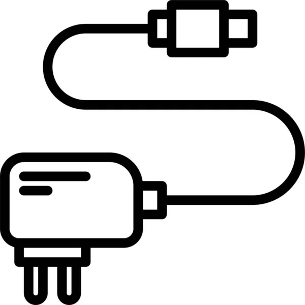 Icône Électronique Charge Batterie — Image vectorielle