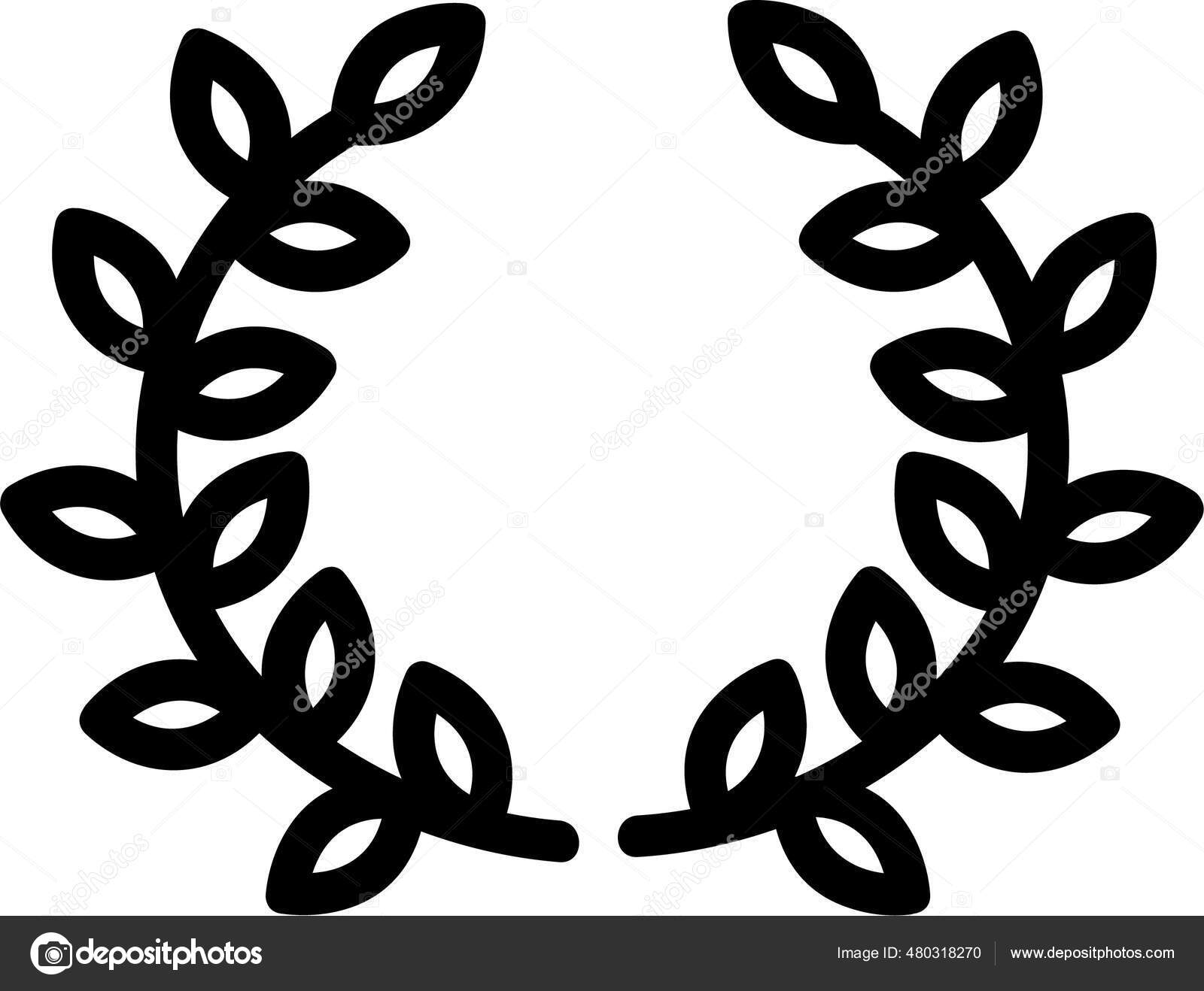 Contour Element Greek Icon Outline Style Stock Vector by ©iconfinder ...