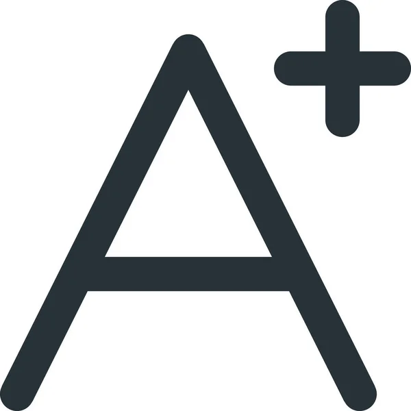Triangolo Web Icon Design Semplice — Vettoriale Stock