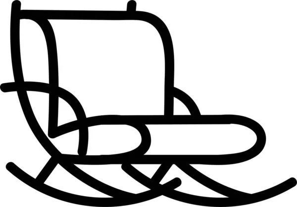 长椅舒适图标 — 图库矢量图片