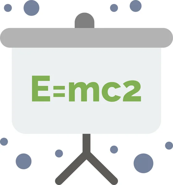 Board Emc2 Formula Icon — Stock Vector