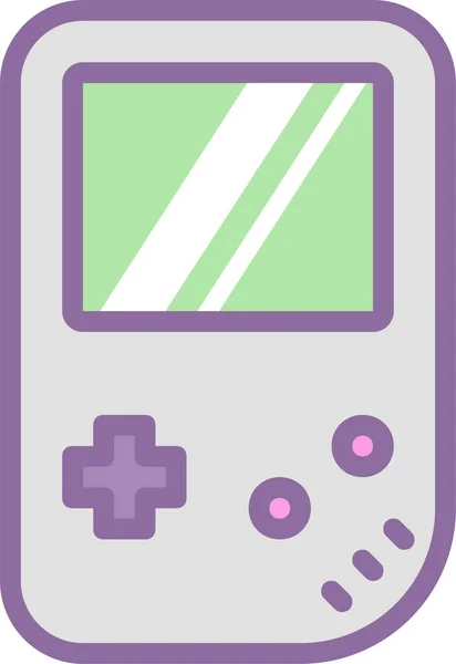 Ícone Gameboy Jogo Console Estilo Filledoutline —  Vetores de Stock