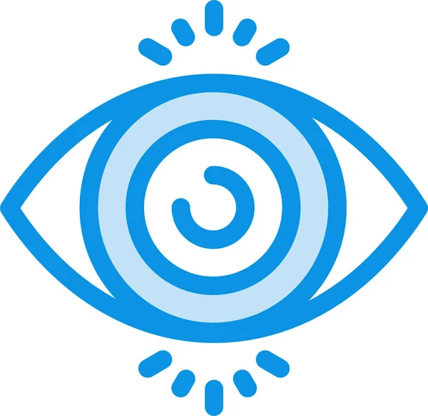 Иконка Поиска Глаз Научной Категории — стоковый вектор