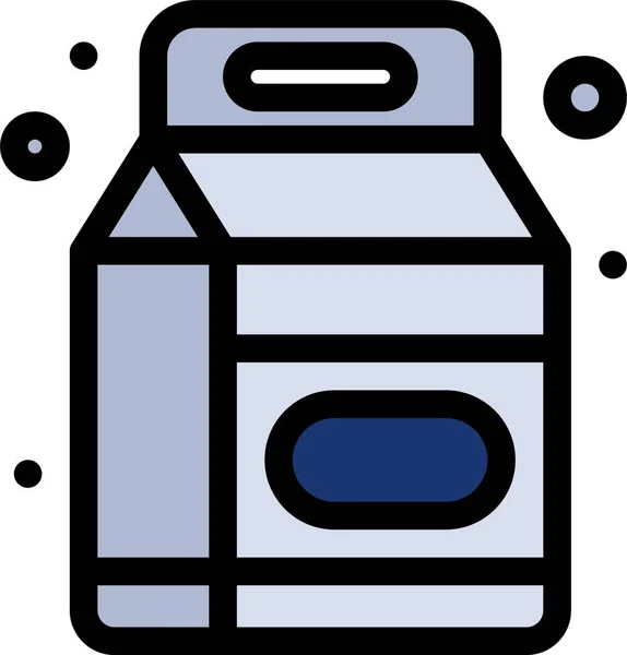 Drank Fles Melk Pictogram — Stockvector