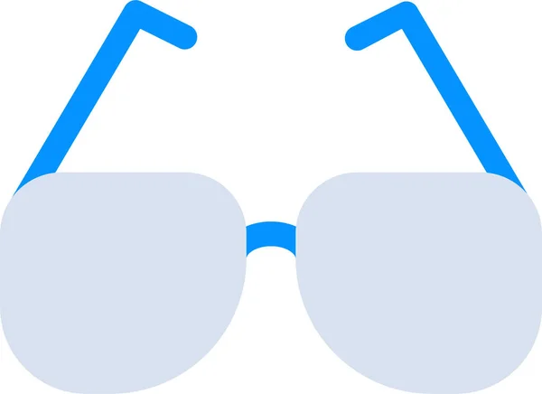 Ícone Óculos Moda Olho Estilo Plano — Vetor de Stock