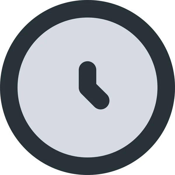 Icono Educación Reloj Despertador Estilo Filledoutline — Vector de stock