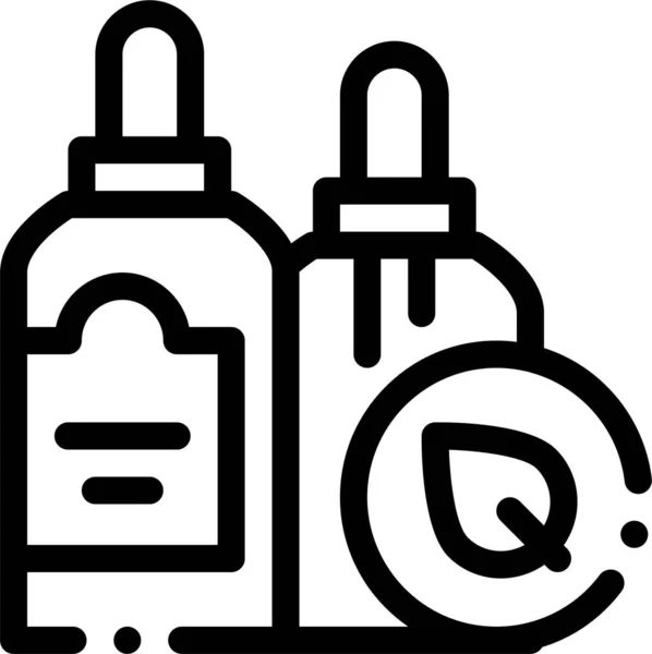 Icono Cuentagotas Botellas Alternativas — Archivo Imágenes Vectoriales