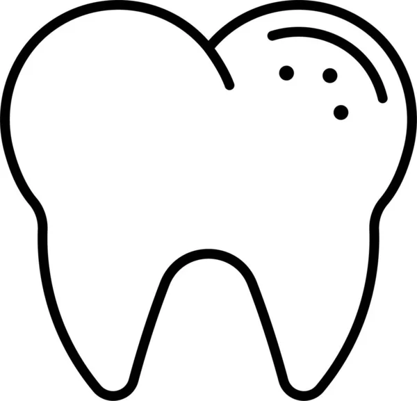Caries Dental Dentist Icon — Stock Vector