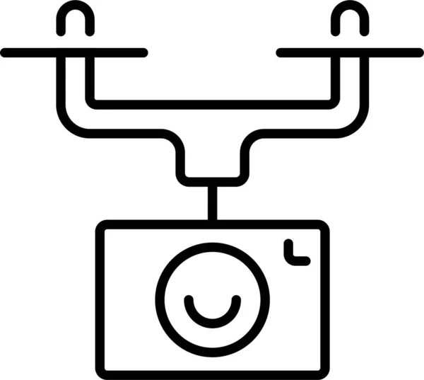 Cinema Video Spy Icon — Stock Vector