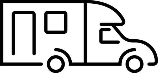 Ikona Auto Autobusu — Stockový vektor