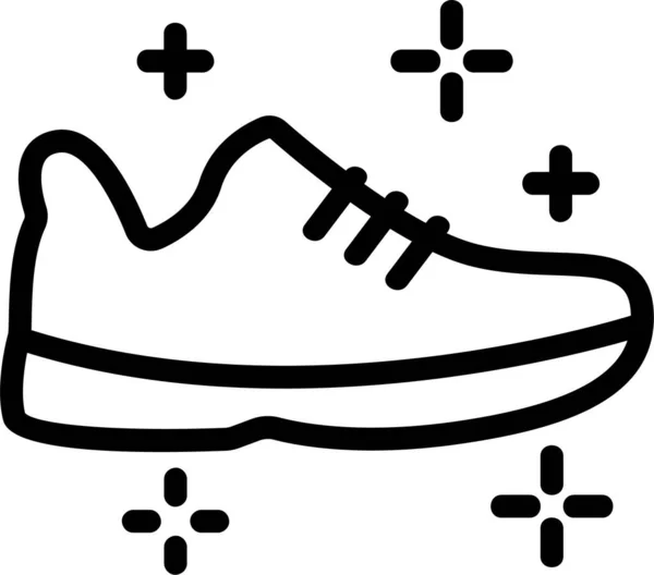 Boîte Chaussures Icône Cadeau — Image vectorielle