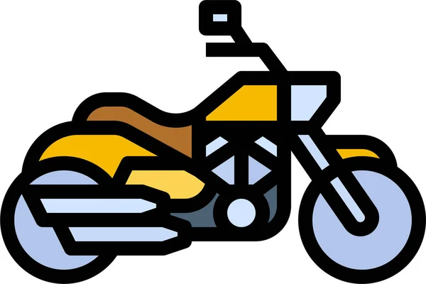 Motorrad Ikone — Stockvektor