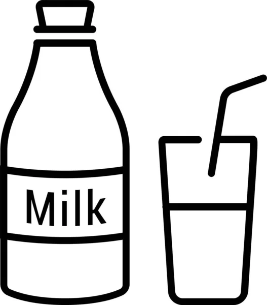 Значок Молочного Напитка — стоковый вектор
