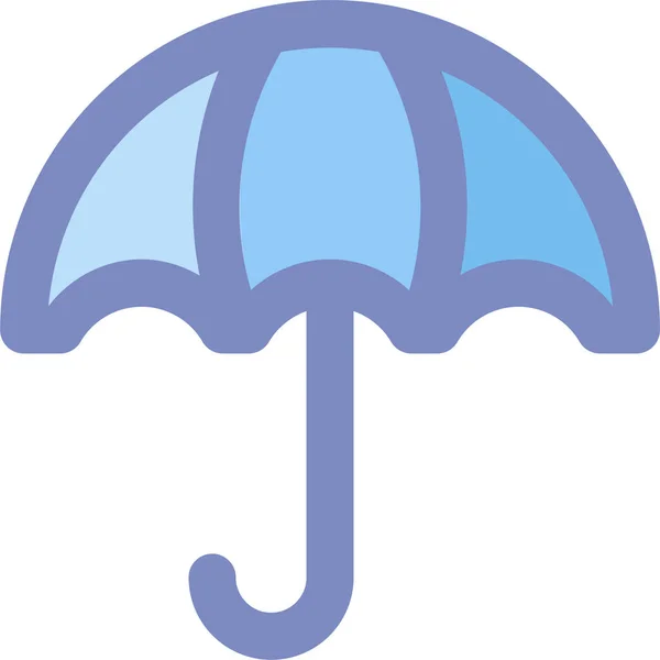 Иконка Летнего Дождя Стиле Filledoutline — стоковый вектор