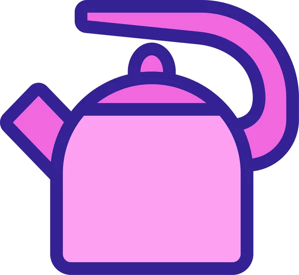 Kochendes Kaffee Gas Symbol — Stockvektor