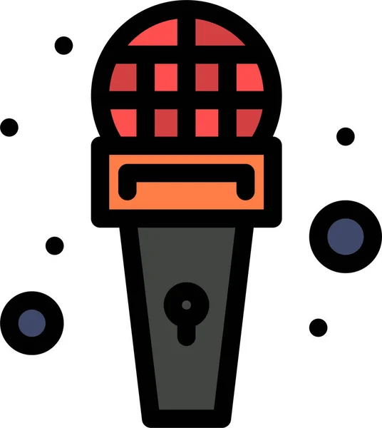 Mic Microphone News Icon Artsmultimedia Category — Stock Vector