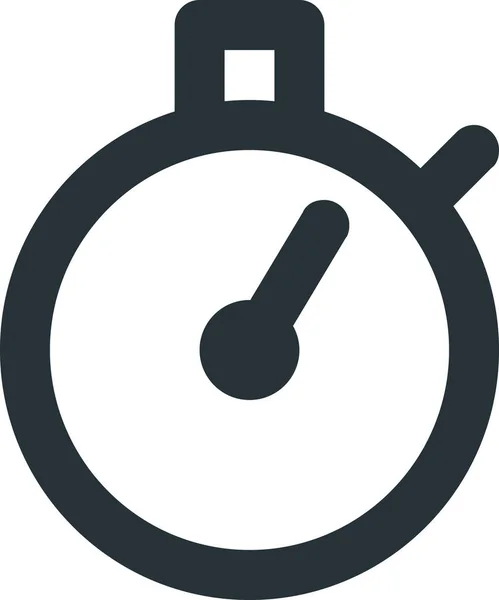 Reloj Repeticiones Icono Cronómetro Estilo Contorno — Vector de stock