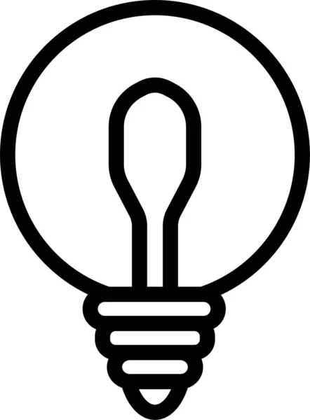 Иконка Электрической Лампы — стоковый вектор