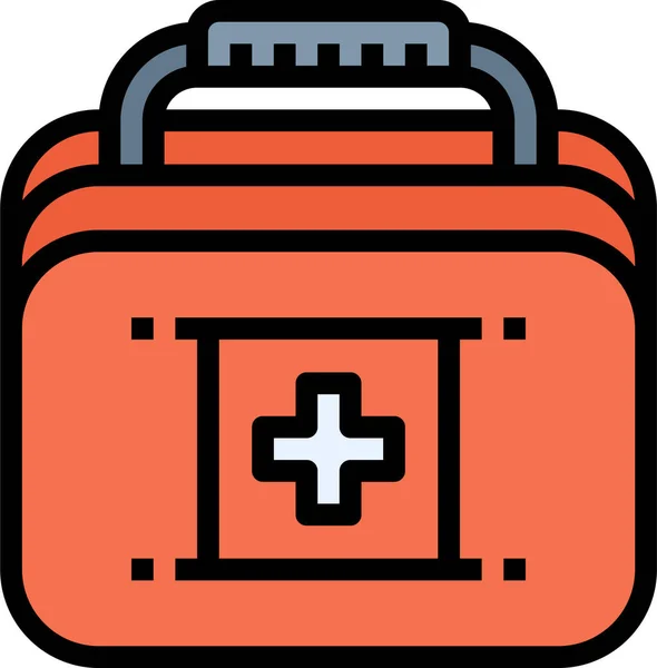 Caja Ayuda Icono Emergencia Naturalezaal Aire Libreaventura Categoría — Vector de stock